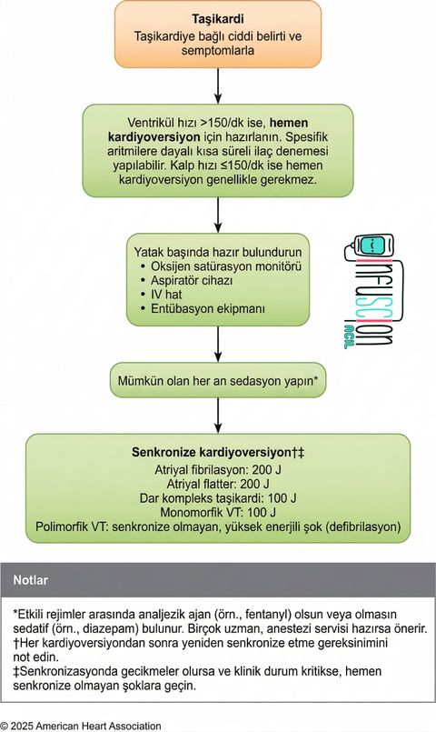 AHA: Elektriksel Kardiyoversiyon Algoritması